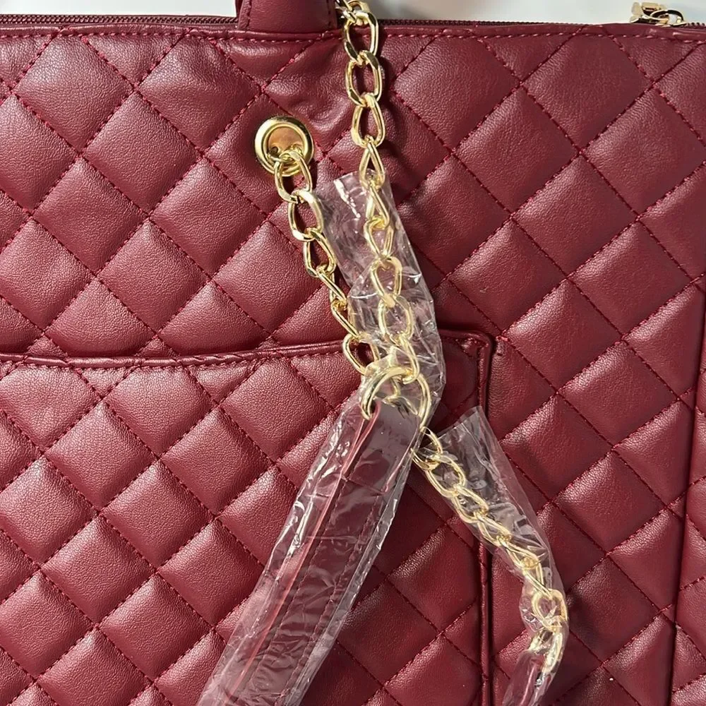 Extra Large Gilda Paris Tote with Gold Chain Handles. P14
